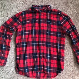 Slim Fit Flannel Button Up